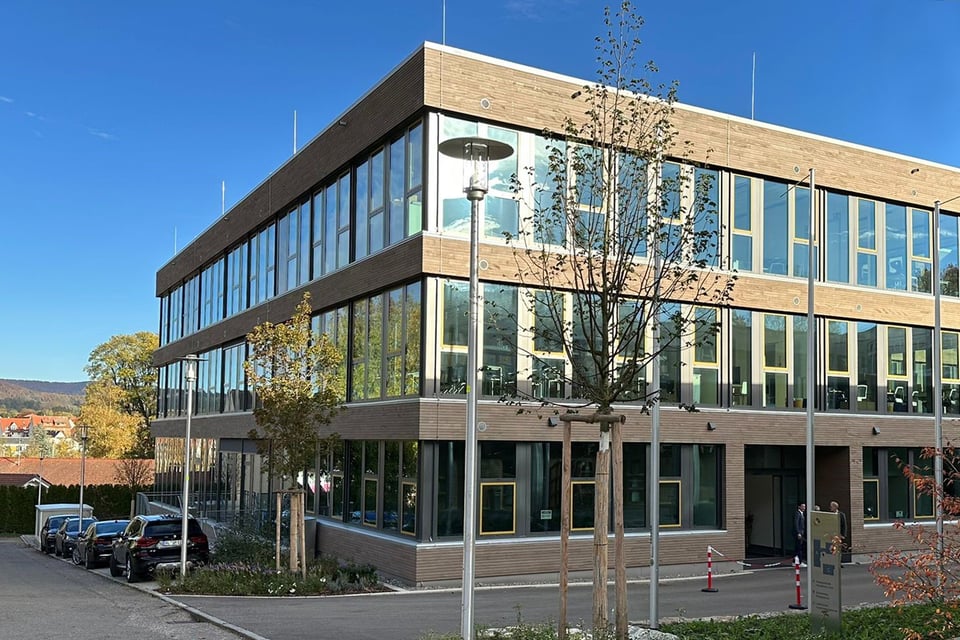 Ansicht Berufsschulzentrum in Hechingen, weiterer Standort der Weiherschule