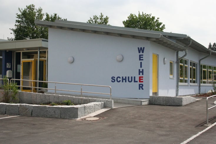 Ansicht der Weiherschule in Hechingen