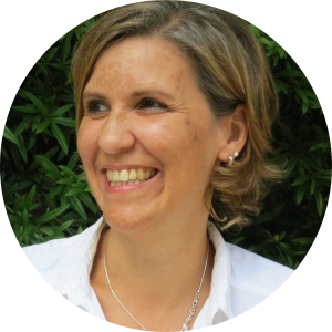 Frau Klüber, Sekretärin der Weiherschule